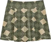 [FRODOTGV] Olive Drab Chessboards GirlsTennis Skort with Shorts Performance Skorts for Toddler Girl Pleated Skirt for Kids