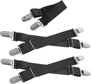 Motorcycle Riding Pants Leg Clips Elastic Boot Straps Cinch Clips for Waist