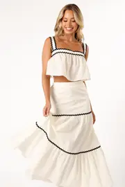 [PUP3] Otis Two Piece Set - Cream Black XS Black