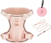 Dog Harness for Small Dogs, Cute Harness Vest with Two Leash Clips and Soft Hand