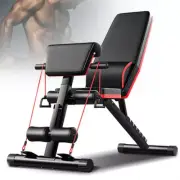 Adjustable FID Ab Abdominal Weight Press Bench Fitness Incline Sit up Gym Flat
