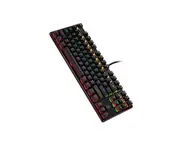 K51 87 Keys Wired Mechanical Keyboard USB Black Axis Gaming LED Rainbow Gaming Backlit Keyboard Computer Accessories for Computer