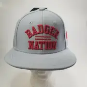 University of Wisconsin BADGER NATION Under Armour Cap Hat Adjustable Youth Size
