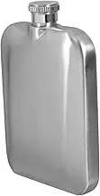 CANIGHT Portable Flask 6oz Square Wine Pot Stainless Steel Liquor Flask Matte Finish Ideal for Travel and
