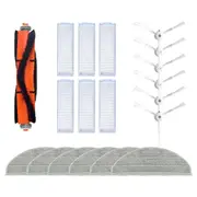 Accessories Kit for Alpha 3 VXVC25 / MJSTP / G10 Robot Vacuum Main Side Brush HEPA Filter Mop Spare Parts