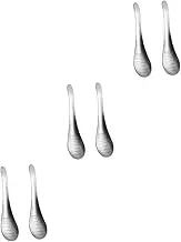 Ciieeo 3sets Wear Resistant Garlic Mincer Easy to Clean Stainless Steel Garlic Crusher Mincer and Ginger Grater Machine 2pcs*3