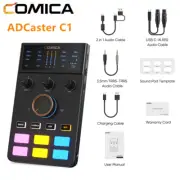 Comica ADCaster C1 Live Streaming XLR Podcase Audio Mixer Microphone Sound Card