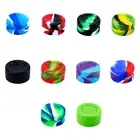 Silicone Container Microwave-safe Mini Oil Wax Storage Jar Assorted Colors