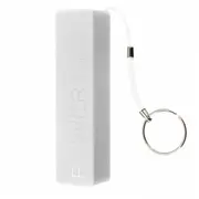 2PCS DIY 18650 Battery Charger Case Box USB Power Bank Box For iPhone Smartphone WHITE COLOR