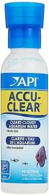 API ACCU-CLEAR Freshwater Aquarium Water Clarifier 4-Ounce Bottle
