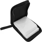 TOGEVAL Portable Disc Bag Zipper CD Storage Holder for Car DVD Case Lightweight and Spacious Organizer for Music Games and Video Discs Home Travel