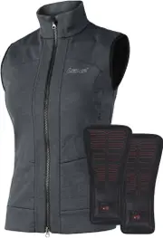 Lenz Heat Vest 2.0 Women Heated Vest Women, black-grey, Size XS Black Grey