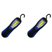 2x Cockatoo Camping Magnet/Hook LED Light Outdoor Hiking Flashlight Orange/Black