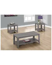 Monarch Specialties 3pc Table Set
