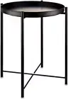 Small Side End Table - Metal Side Table Waterproof Small Sofa Coffee Side Tables