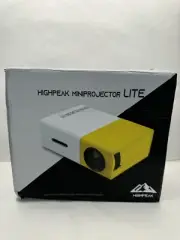 High Peak Mini Projector Lite High Resolution LED Projector W/ Remote Bundle