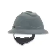 Msa V-Gard® C1 Hard Hat, Fas-Trac® Iii 4 Point Ratchet, Non-Vented, Gray