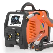 HITBOX 2in1 Gasless MIG145 Welder 145Amp 220V Flux Core MIG ARC Welding Machine