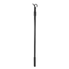 Home Essential Black Adjustable Curtain Rod 14 24inch Spring Tension for Privacy