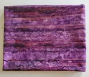 Quilting Fabric One And Half Yards Batik Purple Maroon ( 55" X 45") 100% Cotton