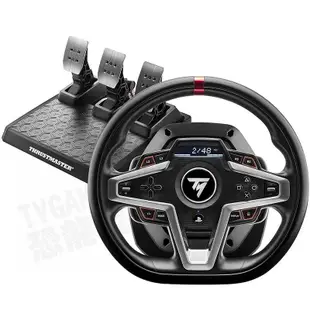 【二手商品】THRUSTMASTER T248P 賽車方向盤 PS5 PS4 PC 台灣公司貨【台中恐龍電玩】