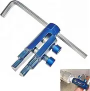 Broken Pipe Thread Extractor Tool, Broken Valve Thread Extractor, Stripped Screw Extractor Set Easy Out Broken Screw Removal Tool for 1/4", 3/8", 1" Pipes - Damaged Screw & Bolt Extractor Kit