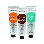 CREIGHTONS VITAMIN DRY HANDS CREAM MANUKA HONEY/COCOA BUTTER/ARGAN OIL/COCONUT