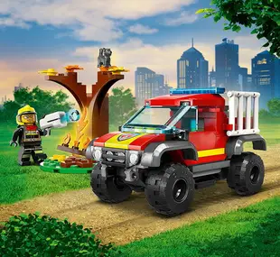 LEGO 樂高 CITY 城市系列 60393 4x4消防車救援 【鯊玩具Toy Shark】