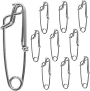 Pack Stainless Steel Fishing Snap Clips for Line Weights Boat Fishing Accessories for Men