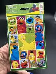 Sesame Street Stickers New Pack 2 Sheets 2006 Big Bird Elmo Teacher Scrapbook