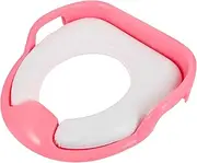 SHOWERORO Toilet Training Seat Liners Padded Musical Family Potty Seat for Toilet Men Portable Flushable Toiletry Loo Lid Travel Potty for Potty Ring Pink Plastic