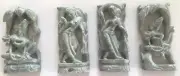 LORD KRISHNA DEITY HINDU & THAI BALINESE DANCING LADY SET 4 RRP $140 POOJA CHARM