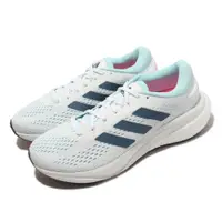 在飛比找PChome24h購物優惠-adidas 慢跑鞋 Supernova 2 W 白 藍 女