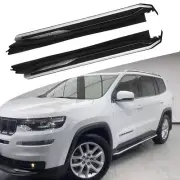 2PCS Running Boards Side Steps Nerf Bars Fits For Jeep Compass 2017-2023