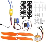 domoi SG90 Servo 2212 KV2200 Brushless Motor 30A ESC 6035 Propeller Accessory Electric Motor Kit As Shown for Rc Airplane Motor