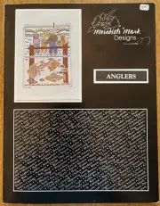Meredith Mark Designs ANGLERS Fishing Cross Stitch Pattern Leaflet