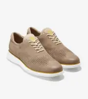 Cole Haan Men 2.Zerogrand Laser Wingtip Oxford Lined Warm Stucco Suede C35749