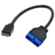 Type-E USB3.1 to 20Pin(19Pin) USB3.0 Header Male Gen2 AKEY Male Extension Cable