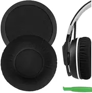 Geekria Comfort Velour Replacement Ear Pads for Sennheiser Urbanite XL Over-Ear Headphones Ear Cushions, Headset Earpads, Ear Cups Cover Repair Parts (Black)