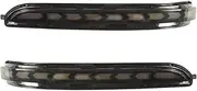 Side Mirror Indicator For Kia K3 For Forte For Cerato 2019-2021 1 Pair LED Dynamic Turn Signal Light Flasher Flowing Blinker Flashing Light Yellow Dynamic Sequential Blinker(Smoke shell)