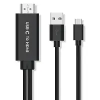 在飛比找松果購物優惠-USB Type-C 轉 HDMI 4K 數位影音轉接線 T