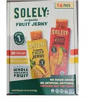 Solely Organic Fruit Jerky Variety 16 Pack