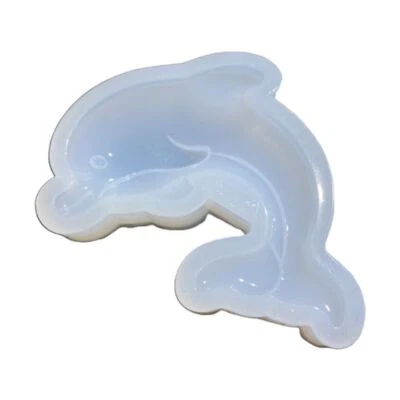 Crystal Epoxy Resin Mold Dolphin Pendant Casting Silicone DIY Tool