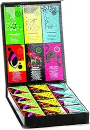 Tea Blossoms Assorted Pyramid Tea Bags Sampler Gift Chest, 24 Count