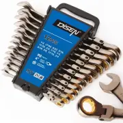 90 Teeth Flex-Head Ratcheting Wrench Set 12 Piece, Ratchet Combination Wrench...