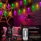 3D Skeleton Lantern String 8 Mode Timers LED Colored Lights Decor Lamp Outdoor