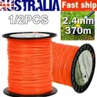 1/2PACK COMMERCIAL USE TRIMMER LINE 2.4MM X 370M MOWING Whipper Snipper Cord AU