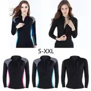 Women's Wetsuit Jacket Premium Shirt Wetsuit Top for Scuba Diving Snorkel