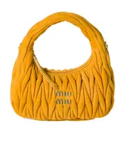 Wander matelassé suede bag One size Whiskey