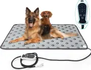 Pet Heating Pad Keep Dogs Cats Warming Extra Large Smart Timer Precise Temperatu